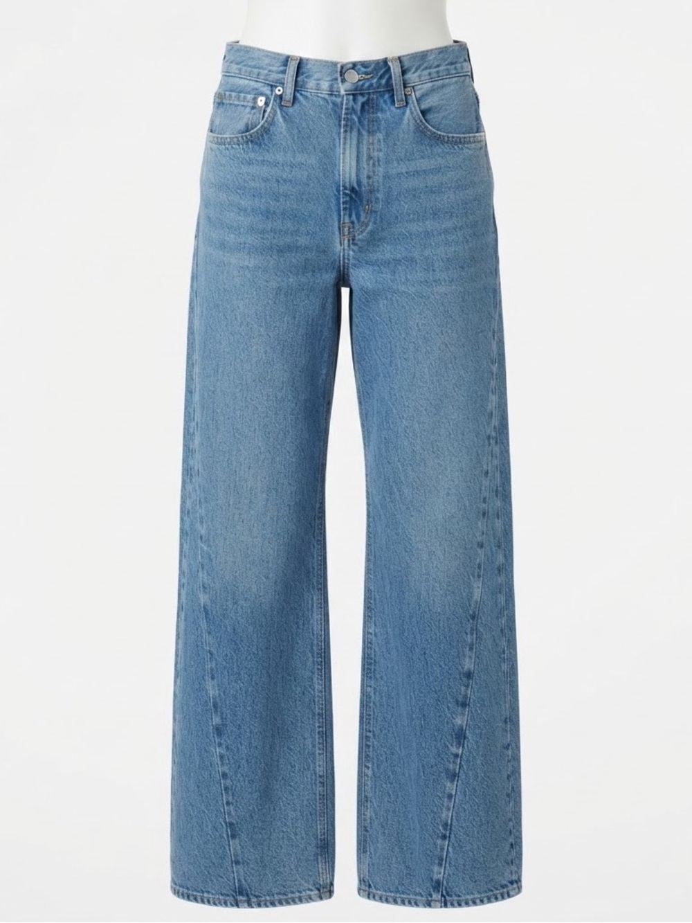SLVRLAKE Grace Twisted Seam Wide Leg Jeans Fool For Love Sz 28
